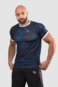 Blue Cosmics Compression T-shirt