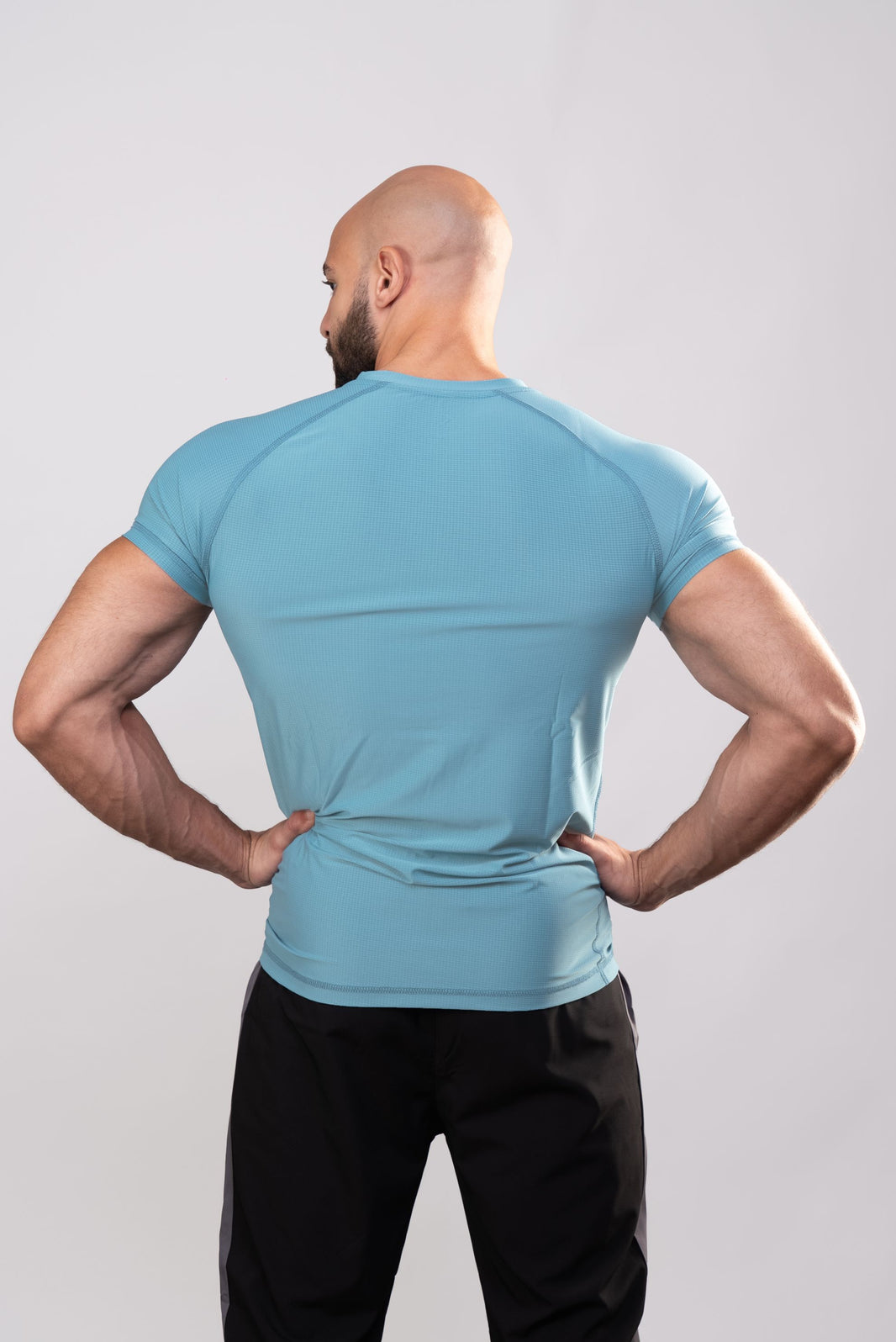 FlashLayer SKy blue tshirt