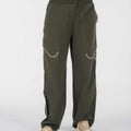 Drift Dark Green Wide Pants