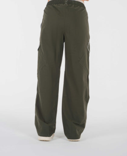 Drift Dark Green Wide Pants