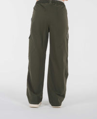 Drift Dark Green Wide Pants