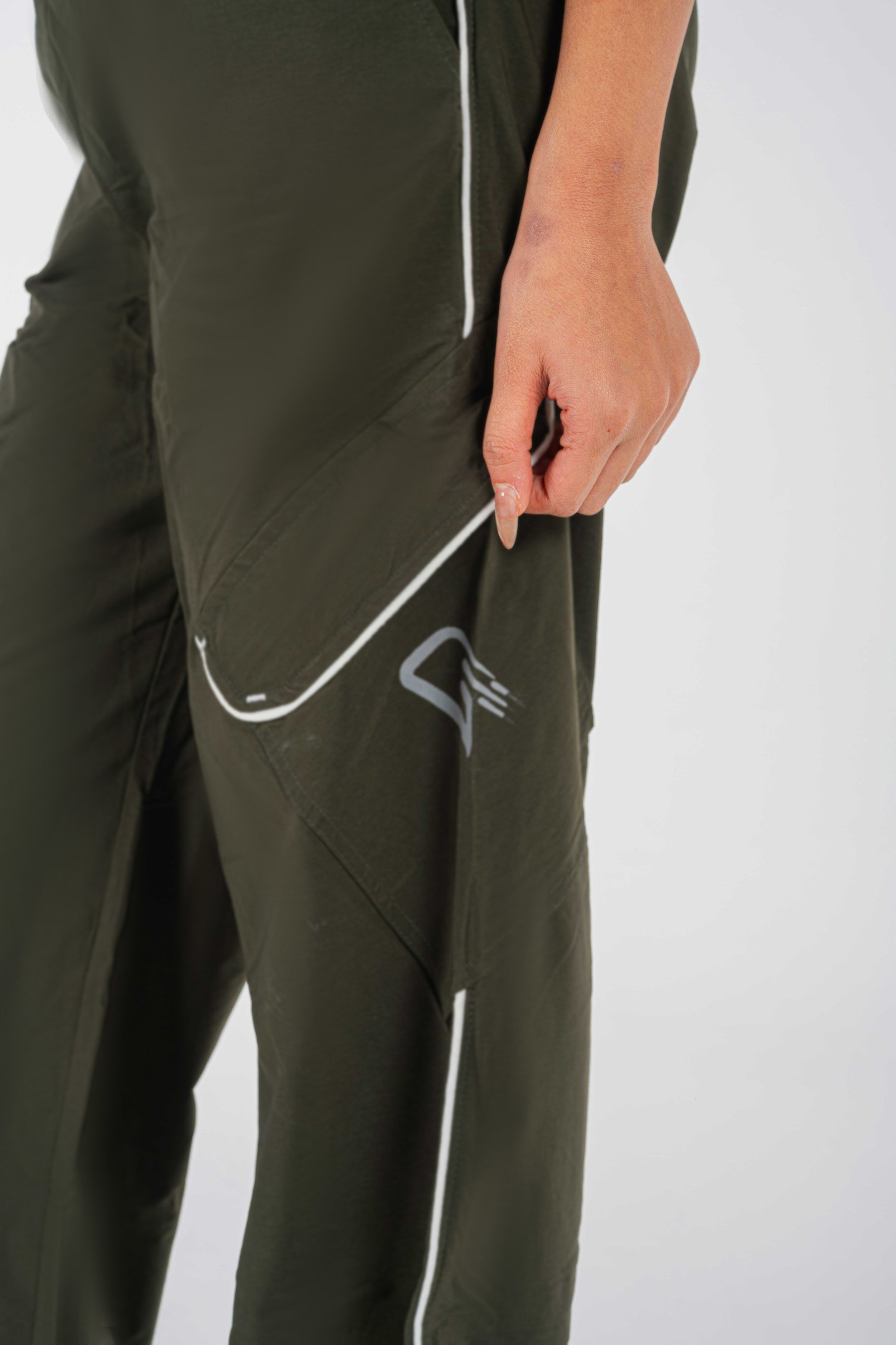 Drift Dark Green Wide Pants