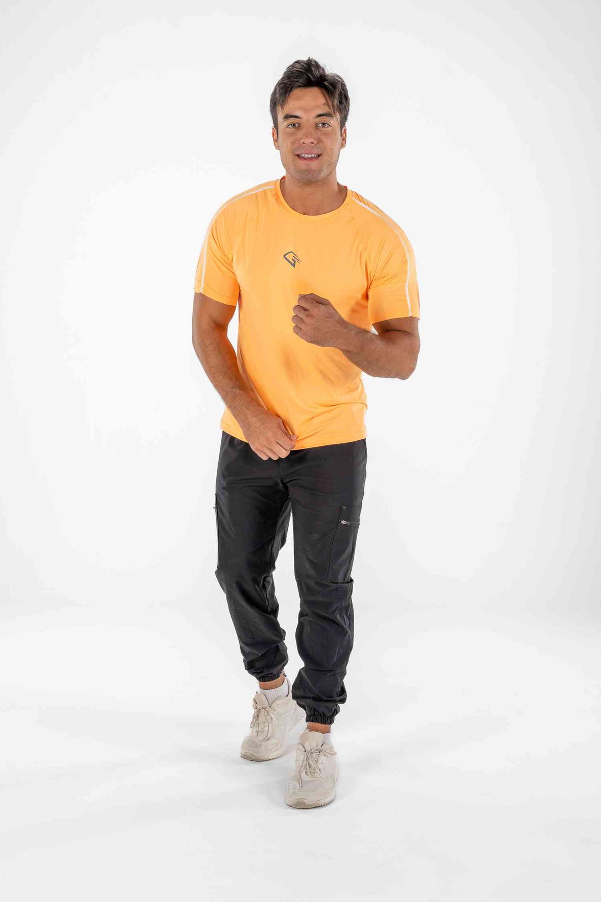 Orange  Pipe Sports Tee