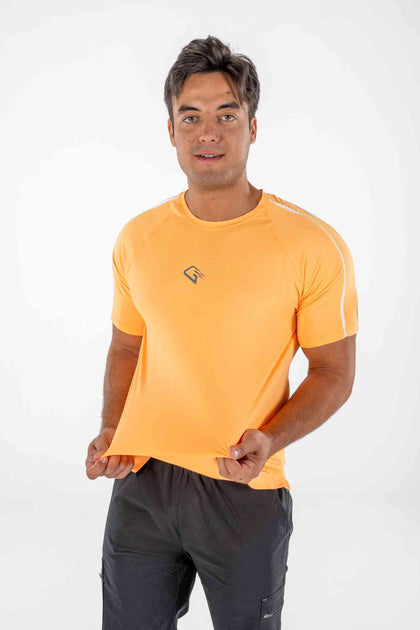 Orange  Pipe Sports Tee
