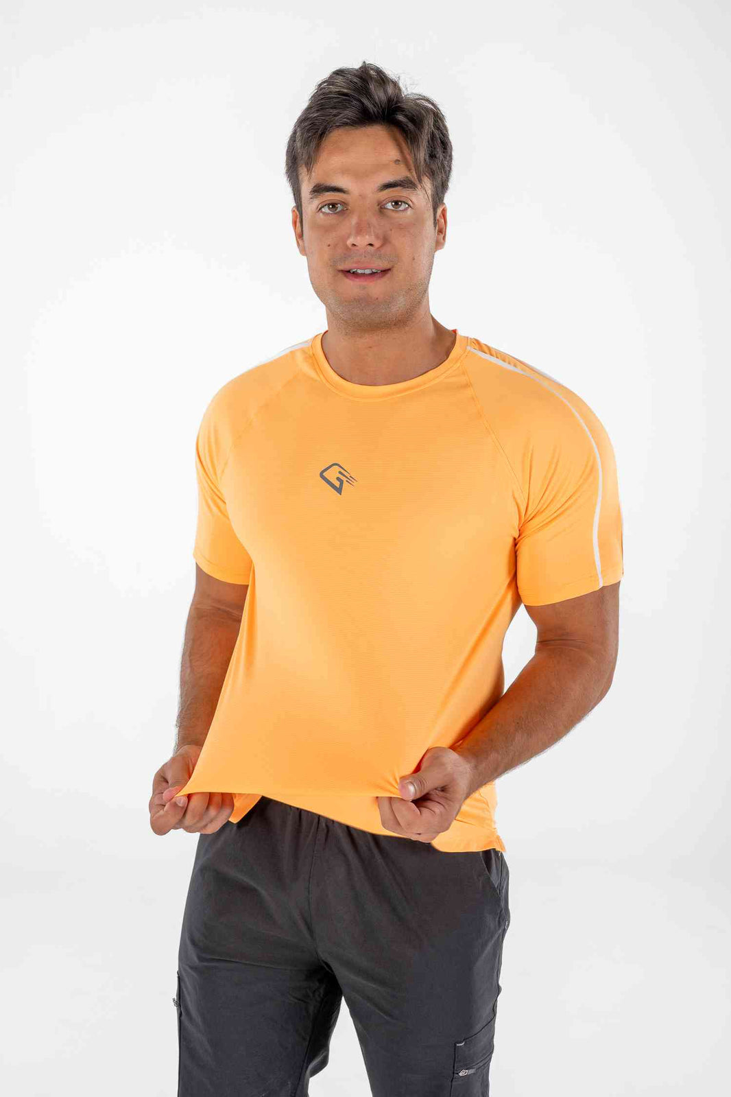 Orange  Pipe Sports Tee