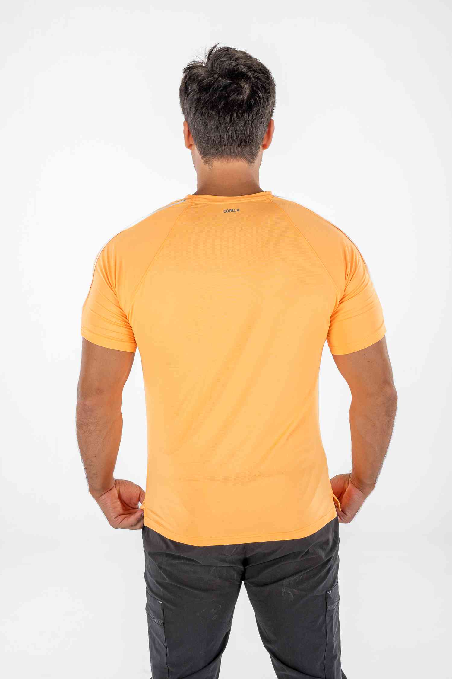 Orange  Pipe Sports Tee