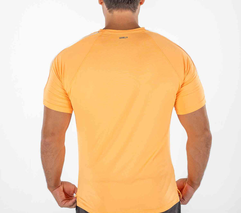 Orange  Pipe Sports Tee
