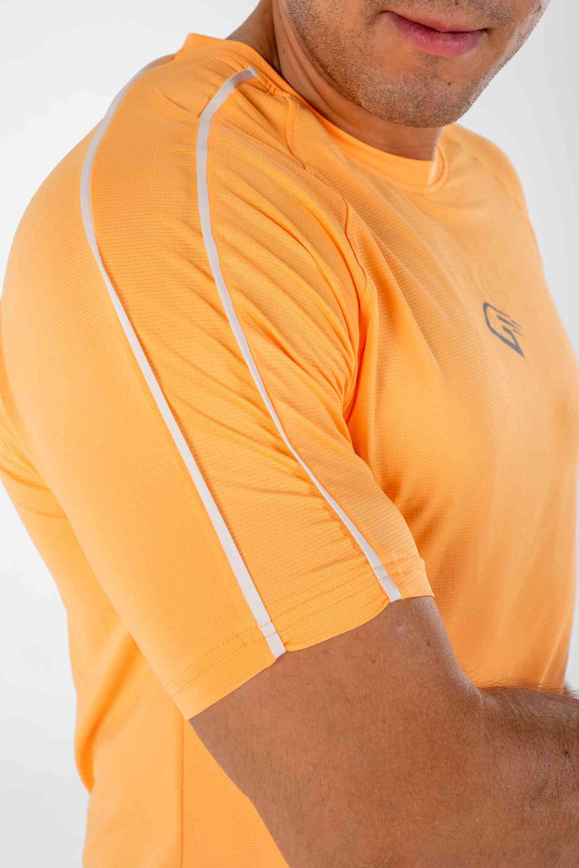 Orange  Pipe Sports Tee