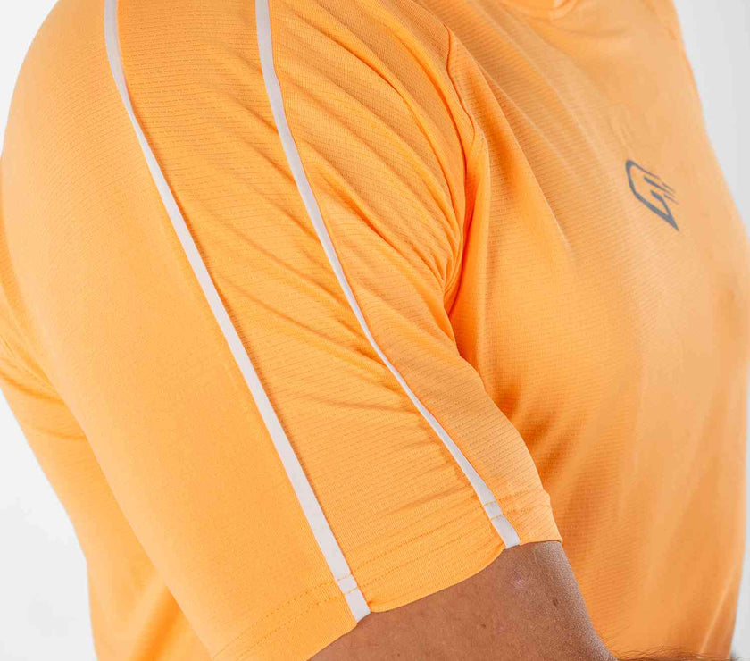 Orange  Pipe Sports Tee