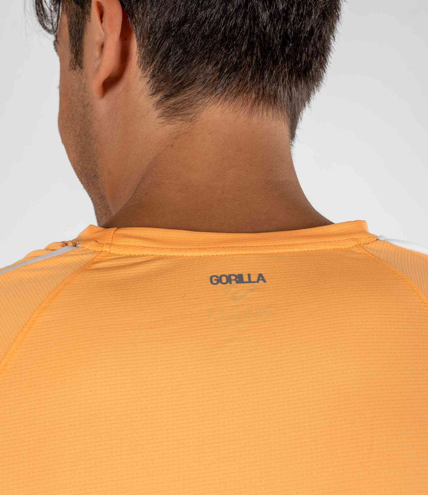 Orange  Pipe Sports Tee