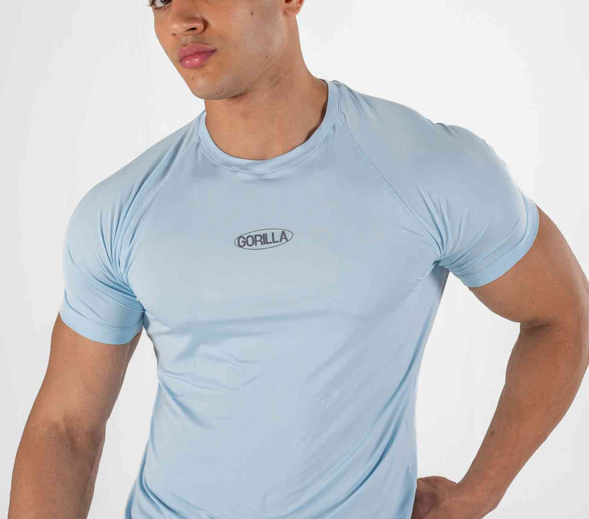 FlashLayer SKy blue tshirt