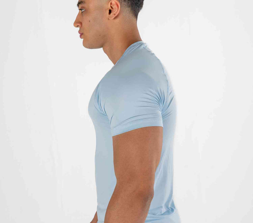 FlashLayer SKy blue tshirt