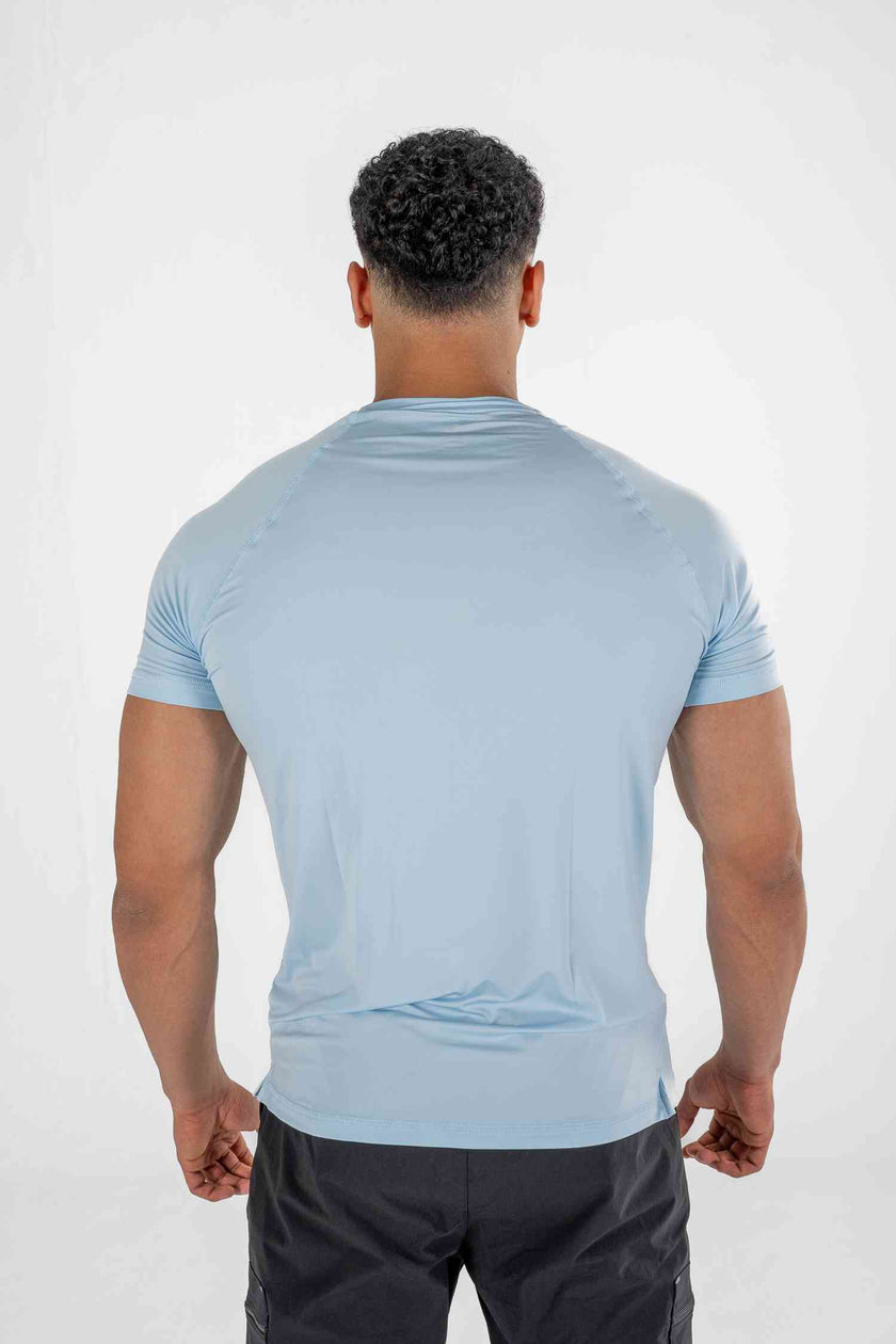 FlashLayer SKy blue tshirt