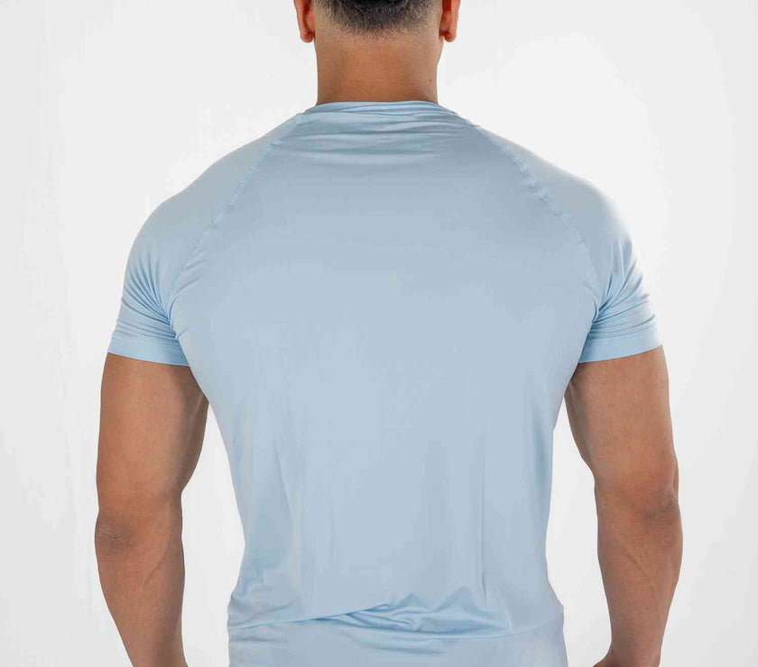 FlashLayer SKy blue tshirt