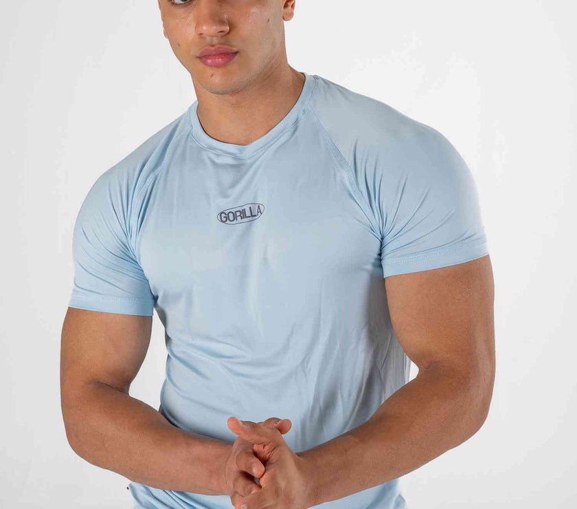 FlashLayer SKy blue tshirt