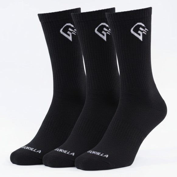 Black Long Cotton socks set (3 Pack)