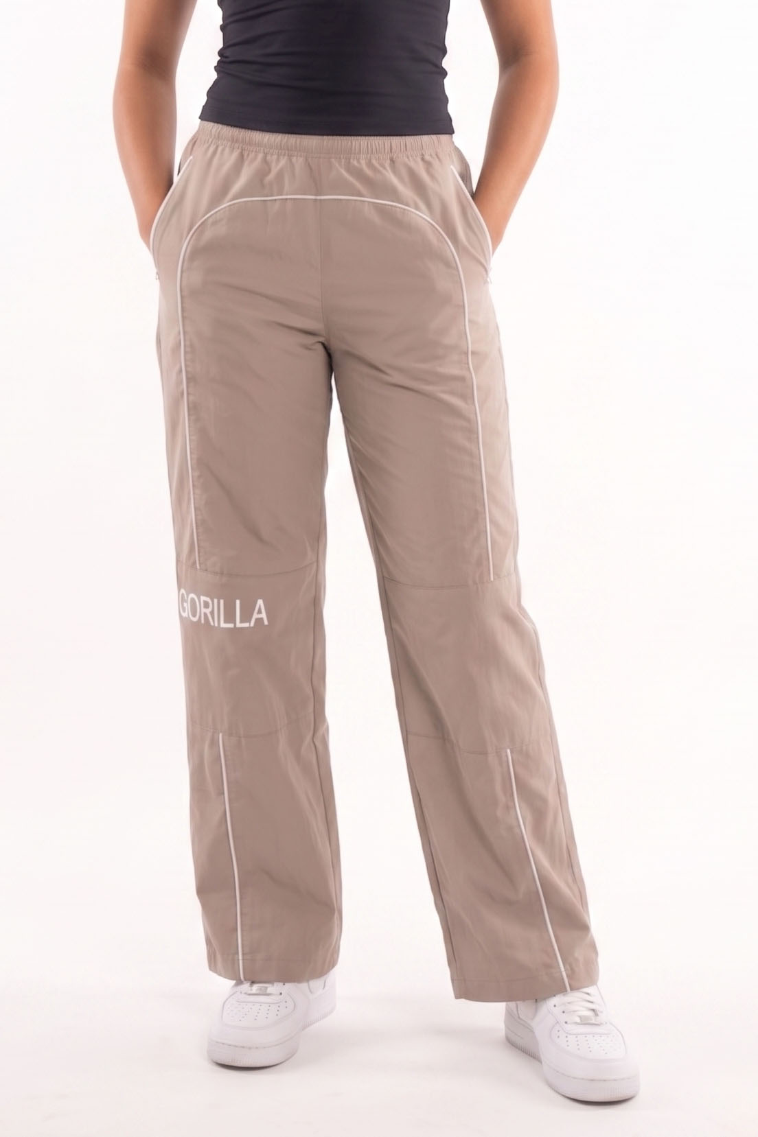 Active Line Biege Women Pants