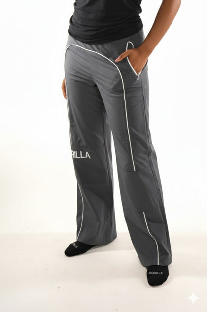 Active Line Gray Women Pants
