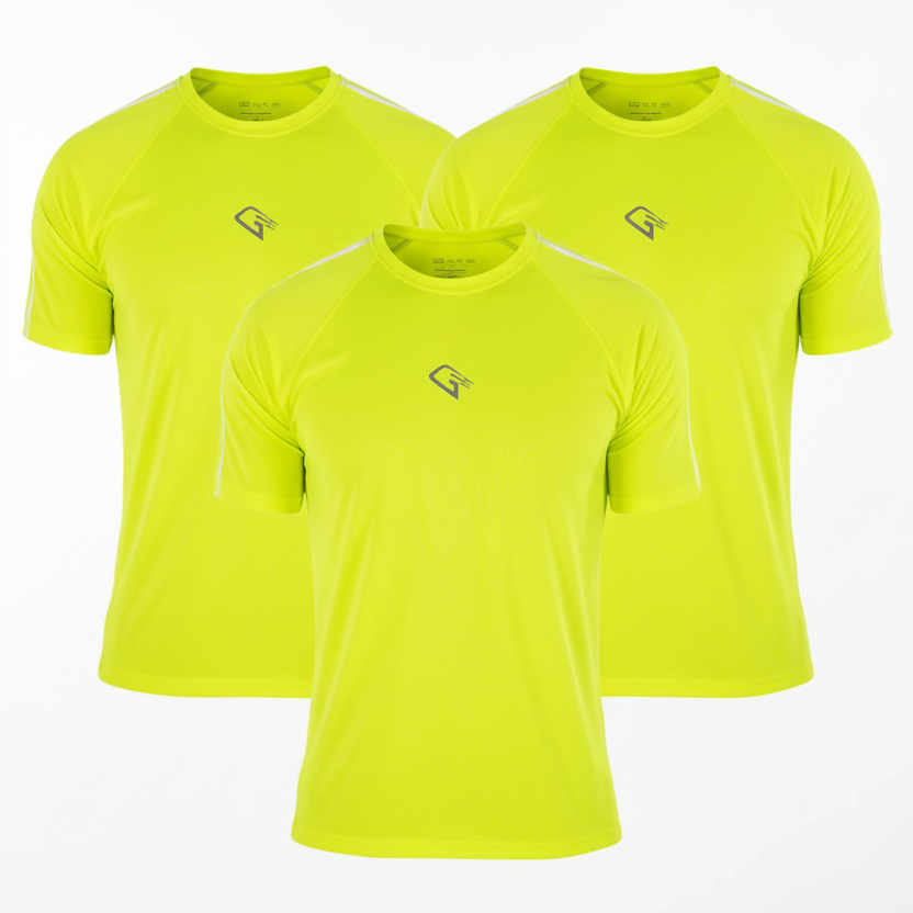 Green Pipe Sports Tee 3-Pack