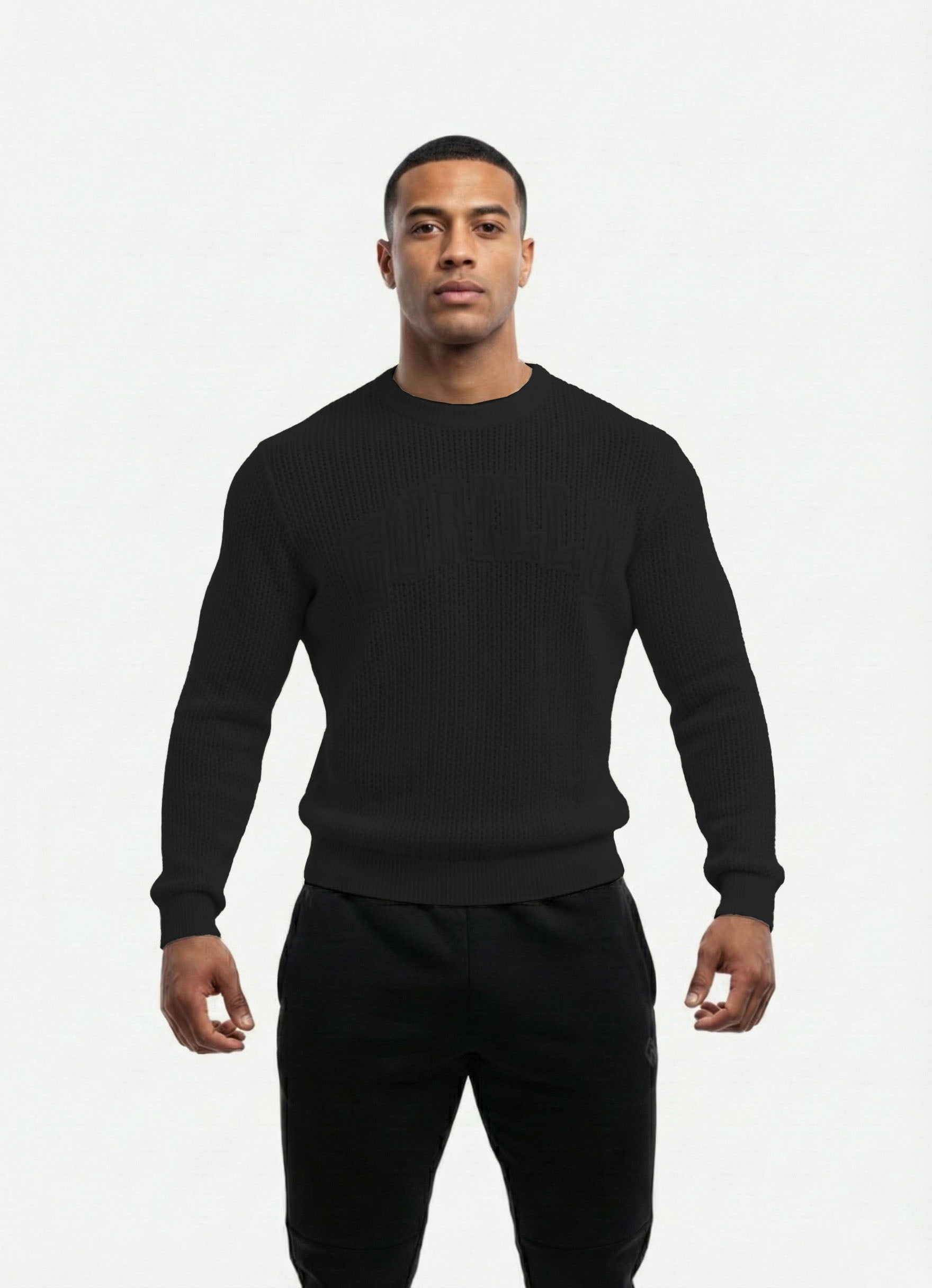 Street22 Long Sleeve Knit Black