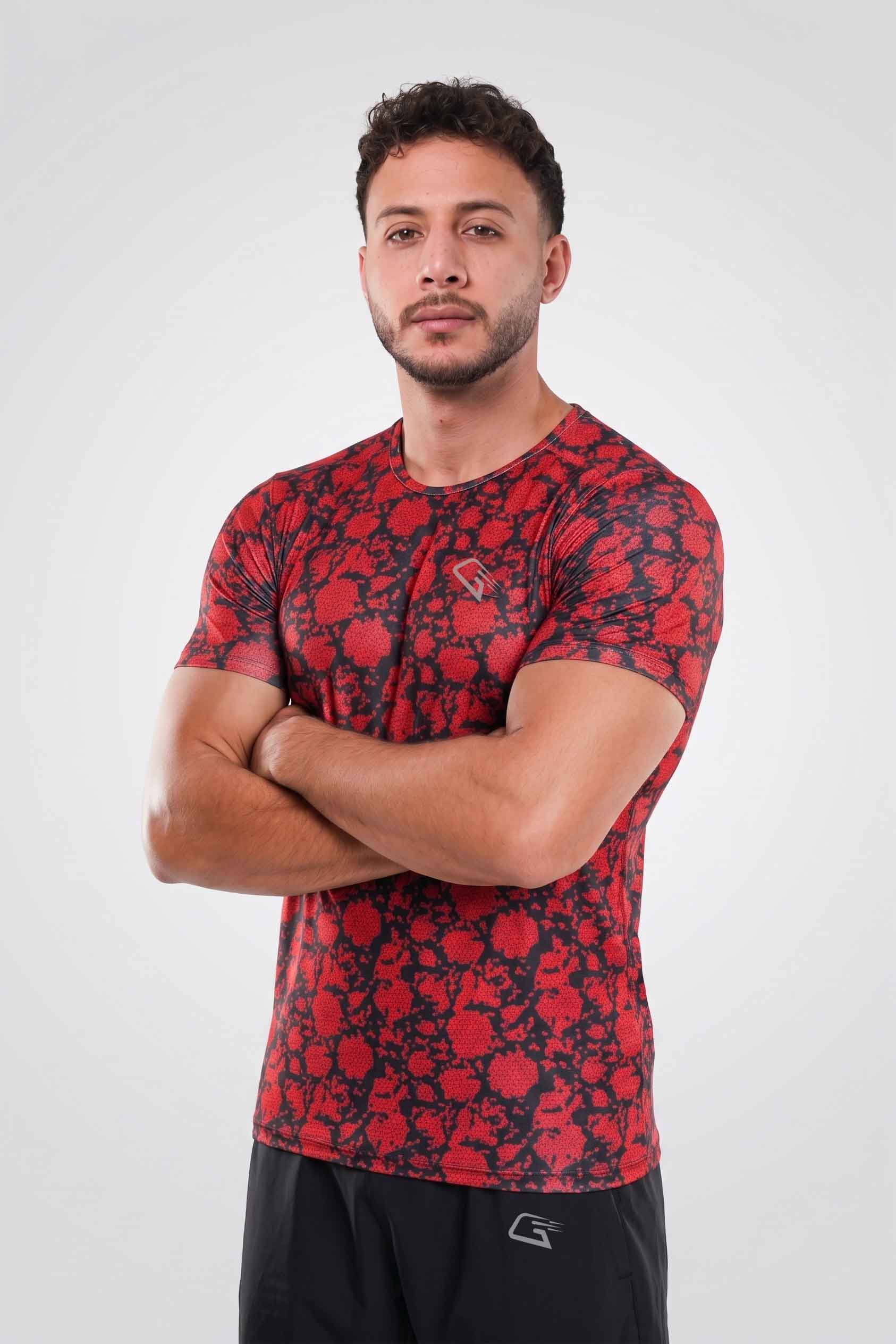 Flame Grid T-shirt