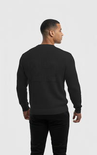 Street22 Long Sleeve Knit Black