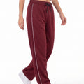 Active Line Burgandy Women Pants