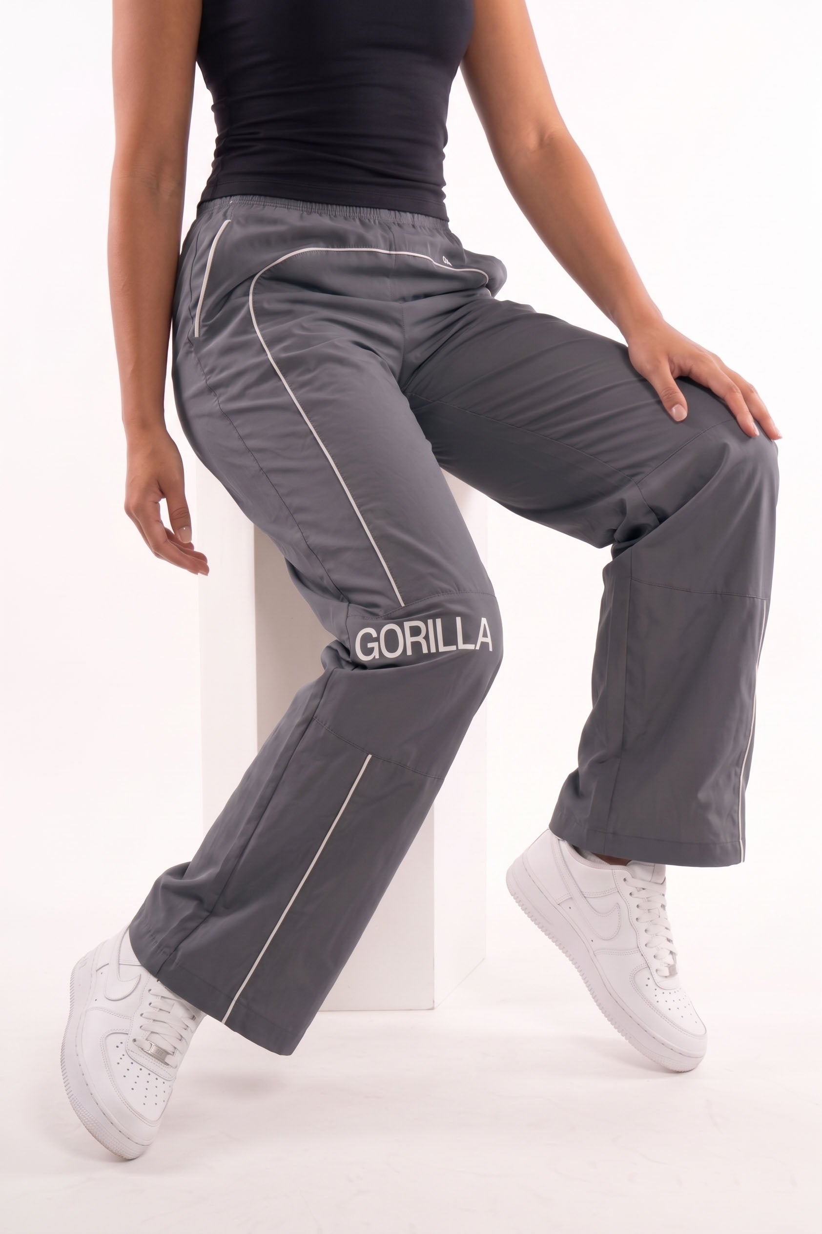 Active Line Gray Women Pants