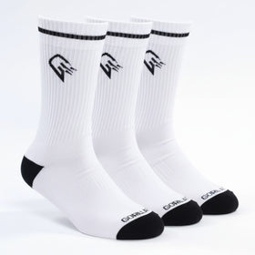 White Long Cotton socks set (3 Pack)