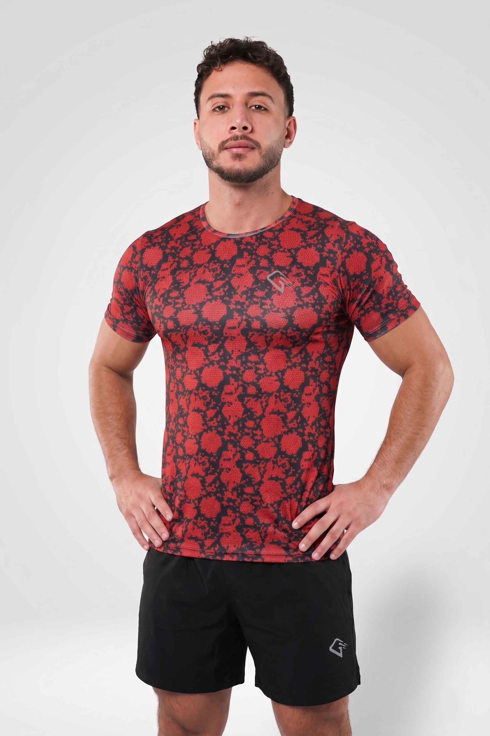 Flame Grid T-shirt