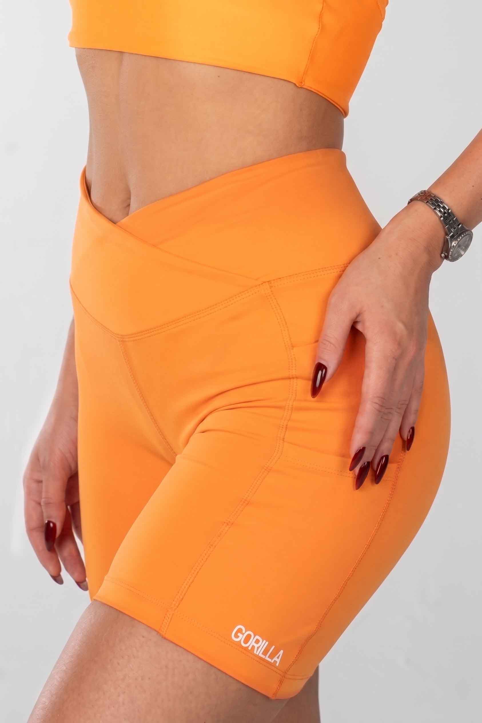 Power Move Orange Shorts