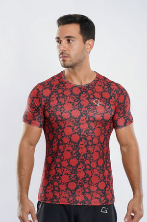 Flame Grid T-shirt