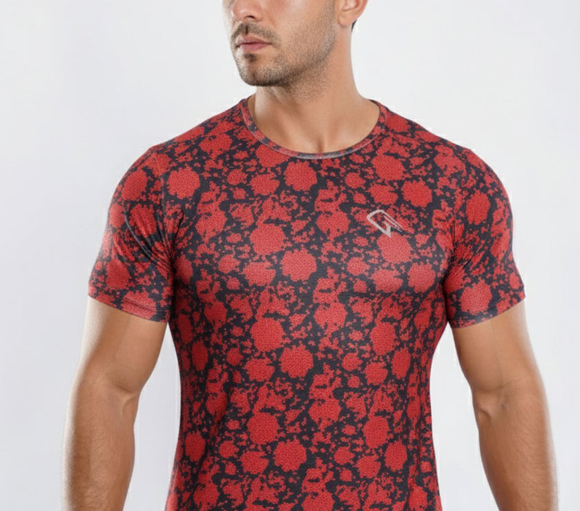 Flame Grid T-shirt