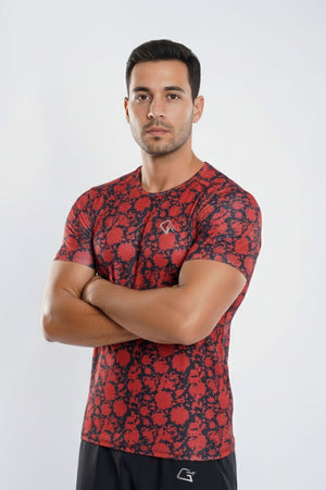 Flame Grid T-shirt