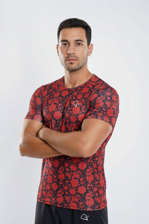 Flame Grid T-shirt