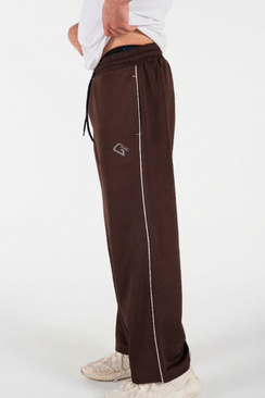 Active Line Brown Men Pants