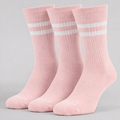 Double Stripe Pink Socks 3-Pack