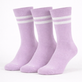 Double Stripe Lavender Socks 3-Pack