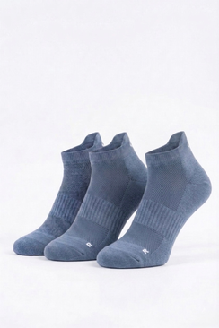 Gorilla Ankle Socks — Deep Petrol Socks 3-Pack