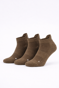 Gorilla Ankle Socks —Forest Olive Socks 3-Pack
