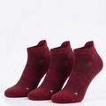 Gorilla Ankle Socks —Velvet Burgundy Socks 3-Pack