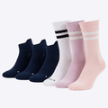 Gorilla Mixed Socks — Navy & Pastel 6-Pack