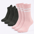 Gorilla Mixed Socks — Pastel Olive & pink 6-Pack