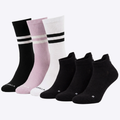 Gorilla Mixed Socks — Pastel pink 6-Pack