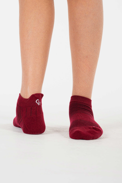 Velvet Burgundy Socks