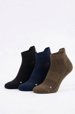 Gorilla Ankle Socks — Dark Tone 3-Pack