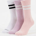 Gorilla Striped  Crew Socks — Pastel 3-Pack