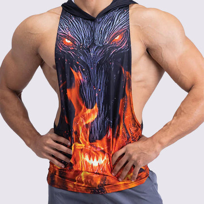 Mighty Eagle hoodie Sleeveless