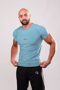 FlashLayer SKy blue tshirt