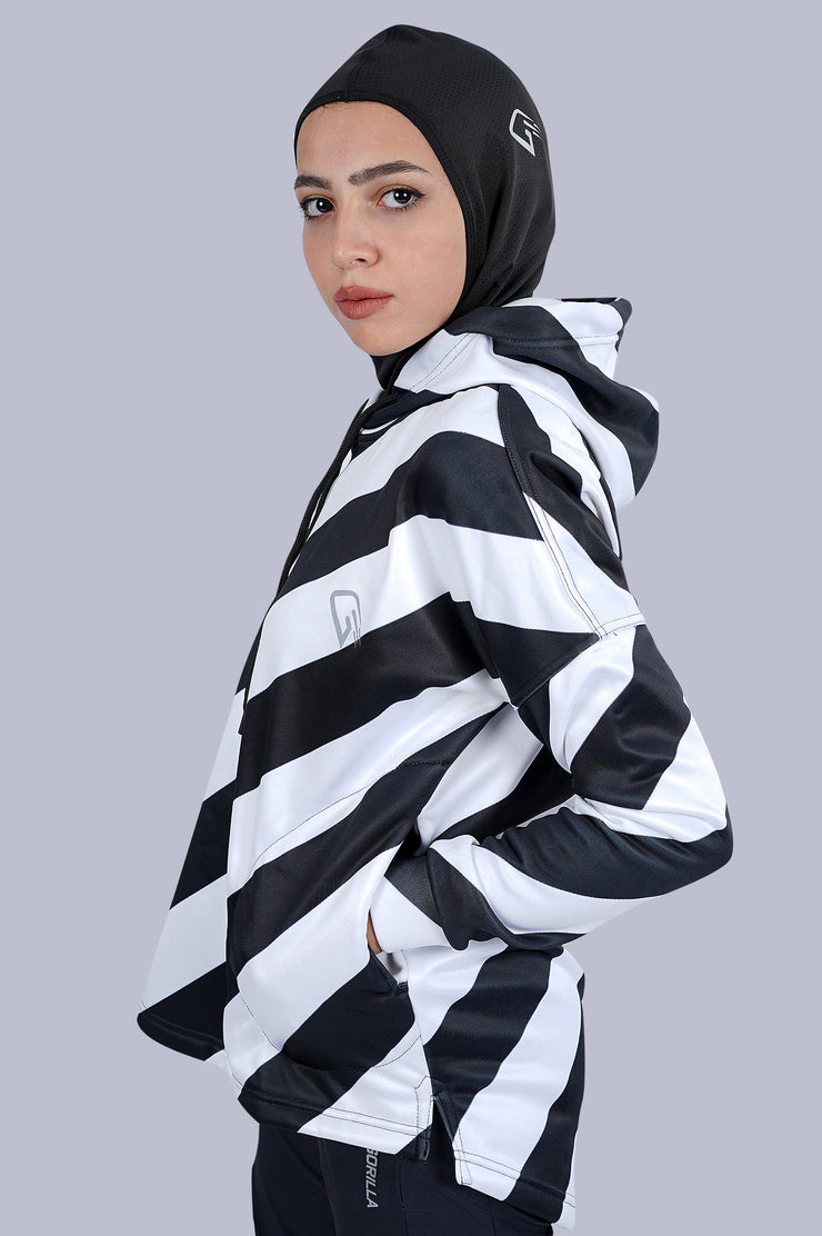 Elegant waves Hoodie